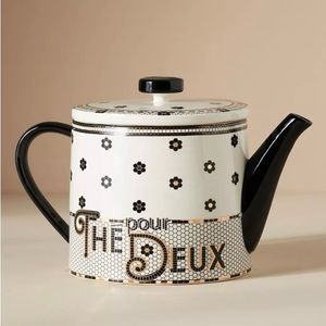 ✨Brand New✨Anthropologie Bistro Tile Collection Teapot